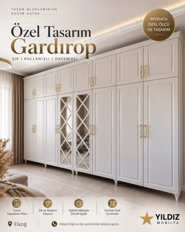 Yıldız Mobilya Gardrop Modeli