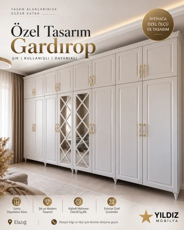Yıldız Mobilya Gardrop Modeli