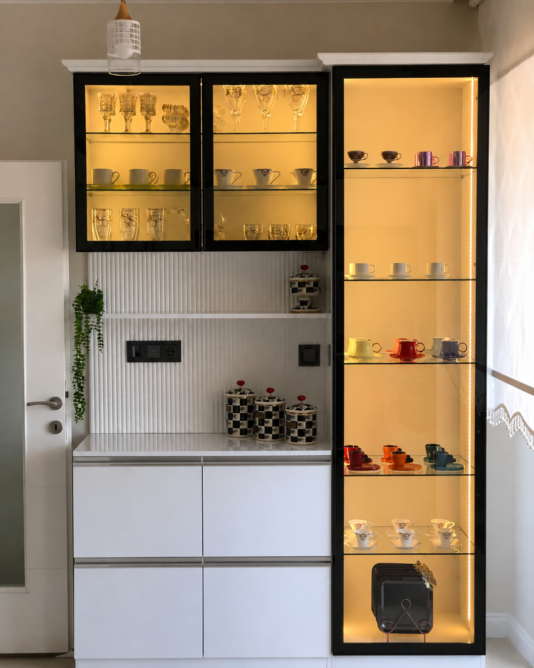 kahve-kosesi-ledli Led aydınlatmalı kahve köşesi