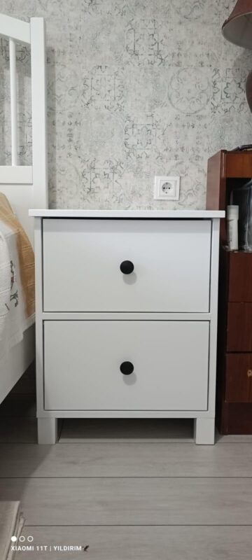 Beyaz İkili Komodin YM-MD-232