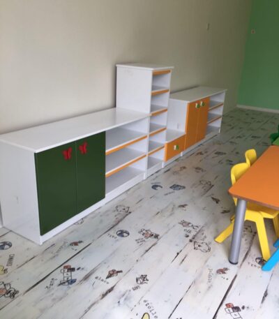 Anaokulu Temalı Raflı Dolap YM-MD-131